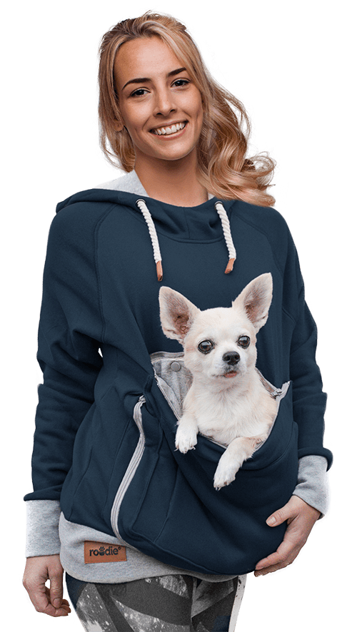 Dog hot sale holder hoodie